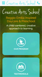 Mobile Screenshot of creative-learning-school.com