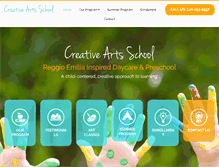 Tablet Screenshot of creative-learning-school.com